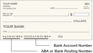 Blank Check Diagram